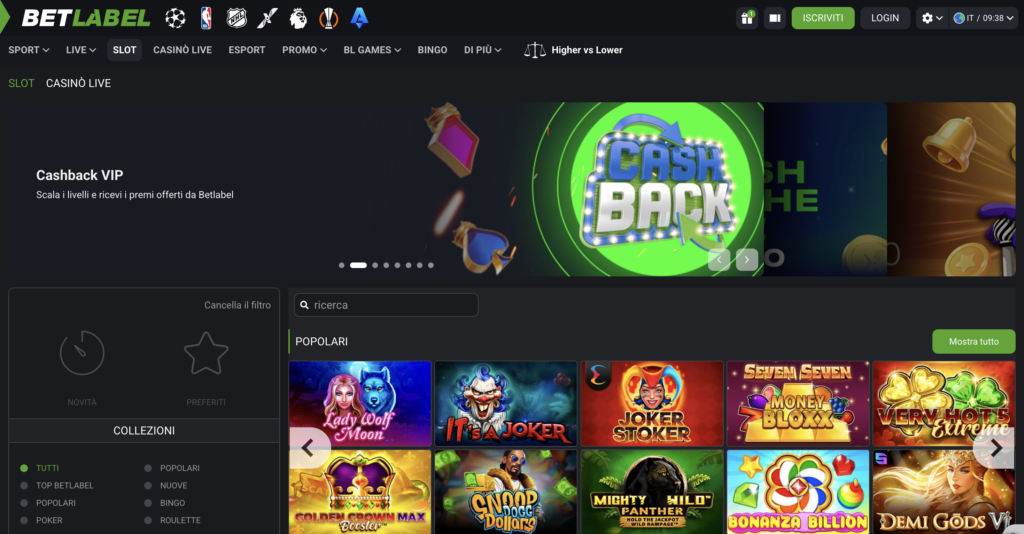 Giochi Casinò BetLabel